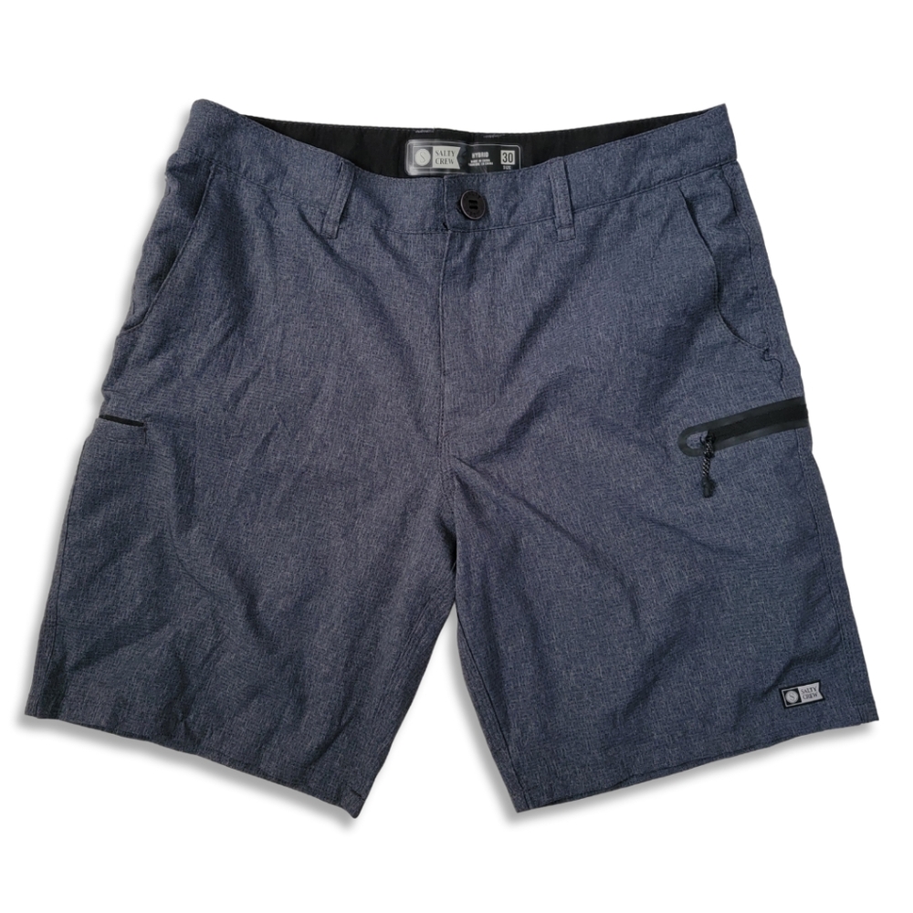 Salty Crew Men's High Seas Perforated Hybrid Shorts